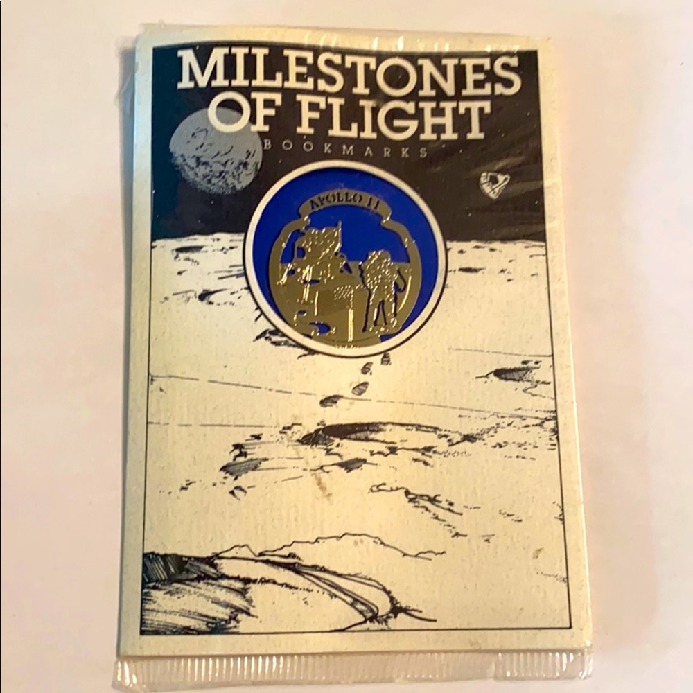 Vintage bookmarks Apollo 11